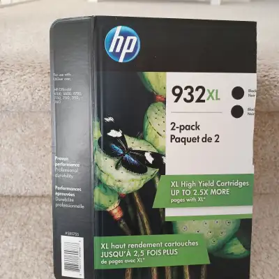 HP Printer Ink, Black 932XL + Freebie, View more