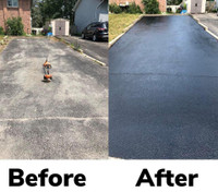 Driveway sealing services