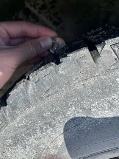2 used winter tires (rims not included) Size P225/65r/17 $90 obo