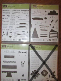 SALE! Stampin' Up Photopolymer stamp sets, brand new!