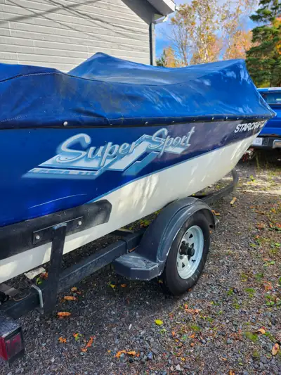 Starcraft 16 pieds – Mercury 75HP – Minn Kota i-Pilot – Équipement complet de pêche Bateau Starcraft...