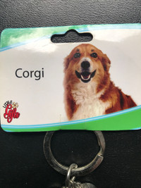New, “Corgi” 3D Metal Dog Keychaino
