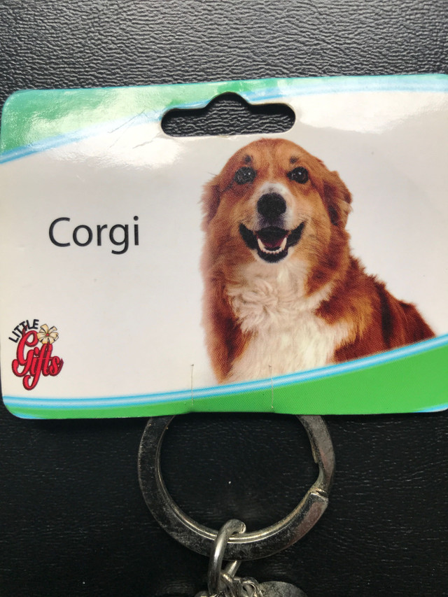 New, “Corgi” 3D Metal Dog Key Chain in Arts & Collectibles in Bedford