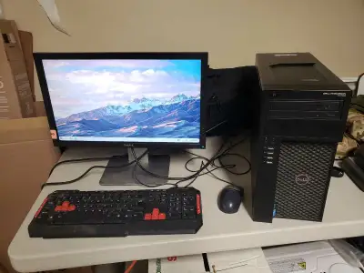 1TB SATA HDD. Dell Precision T1700 w/20" Dell monitor, View more