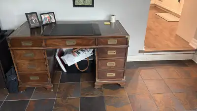 Vintage Executive Desk, View more