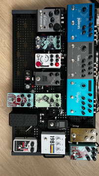 Pedals & Pedalboard : Walrus, Disaster area, JHS, 1981 DRV..