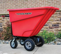 MAGLINER MOTORIZED HOPPER CART, POWERED TILT TRUCK, DUMP TRUCK