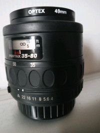 Pentax- F SMC 35-80mm F/4-5.6 Zoom Lens