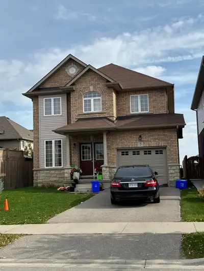 Vacant, Ready to move in. All bricks new bulders 8 years old home with 9' ceiling on a 36' wider lot...