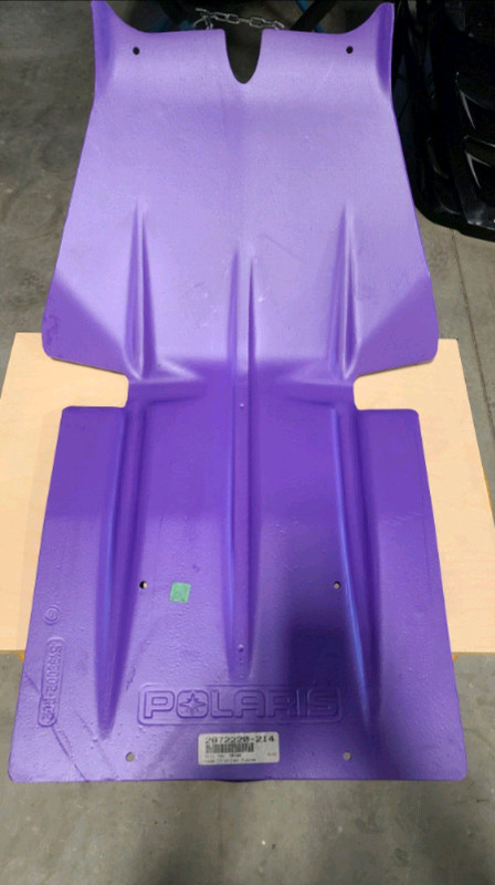 NOS POLARIS Gen II Purple Skid Plate in Snowmobiles Parts, Trailers & Accessories in Regina - Image 3