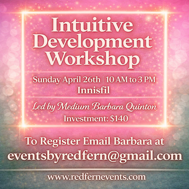 Intuitive Development Workshop in Innisfil420216893846343680