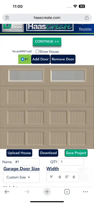I have 2 brand new 9’-0” x 8’-0” Sandstone Insulated Garage Doors with Windows. Complete with Hardwa...