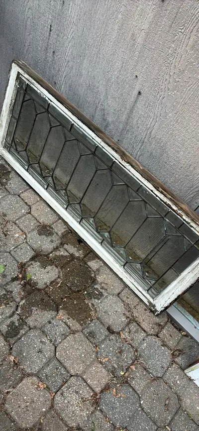 vintage beveled glass window , View more