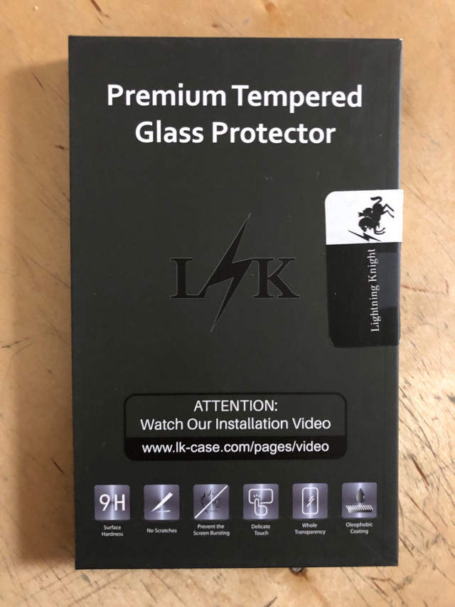 LK Premium Tempered Glass Protector for IPhone 6, 7, 8 in Cell Phone Accessories in Victoria