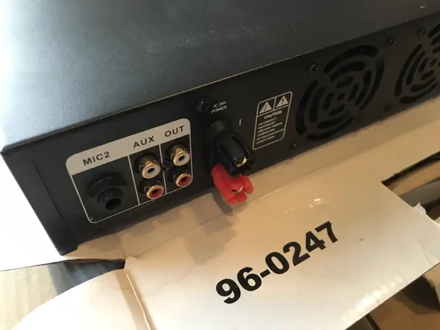 SOLD-3 ZONE PA SYSTEM AMPLIFIER-SOLD in Amps & Pedals in St. Catharines - Image 5