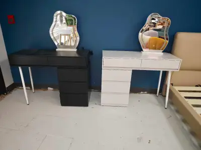 Modern Makeup Vanity Desk with Mirror, View more