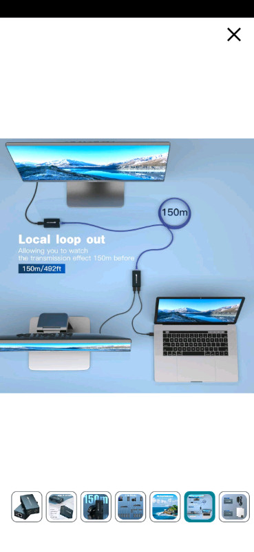 HDMI IP EXTENDER  in Video & TV Accessories in Mississauga / Peel Region - Image 3