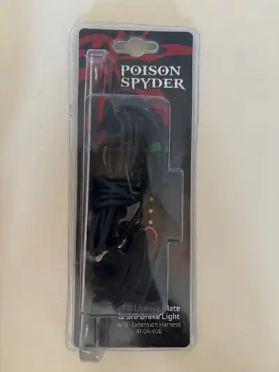 Brand new in plastic - Jeep JK - Poison Spyder LED License Plate & 3rd Brake Light. $60 cash or e tr...