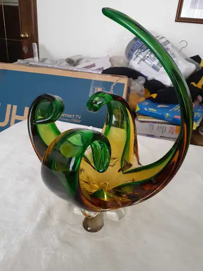 Top pieces Chalet Glassware. $150 for both.