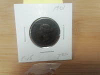 1901 Canada one cent F-15 coin!!!