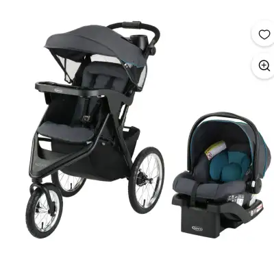 Graco Trax 2.0 Jogger Travel System, Jogging Stroller, Tyler, View more