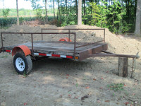 solid steel trailer