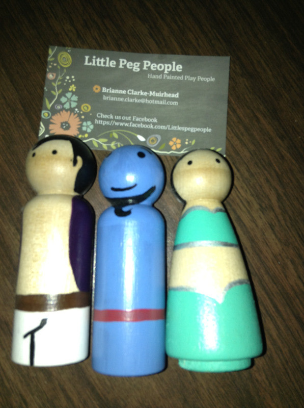 Wooden "Peg" people for sale in Toys & Games in London