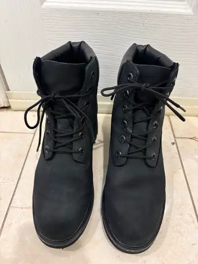 Timberland US 8.5 Women Black Boots, View more