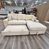 Brand New Sofa Bed Available For Sale | Plsuh Beige Corduroy  Hamilton Ontario Preview