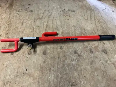 Keep your truck safe with this orange Ultra Truck Club anti-theft device! This steering wheel lock i...