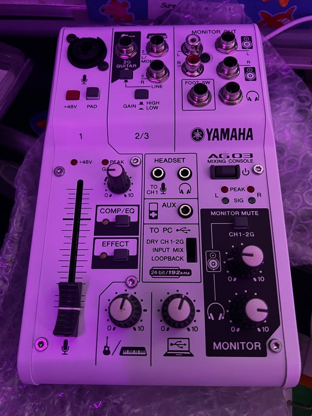 Yamaha AG03 Audio mixer | Pro Audio & Recording Equipment | La