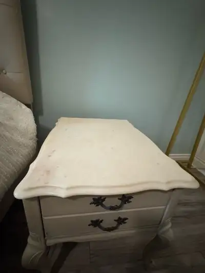 Nightstand with Stone Top, View more