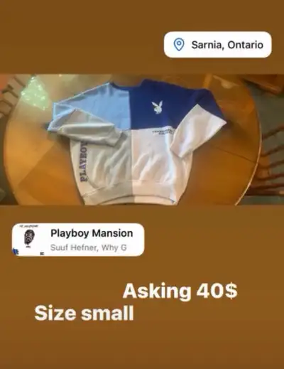 Playboy sweater, View more