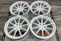 18" Super Speed RF03RR Speed White Wheels 5x114.3
