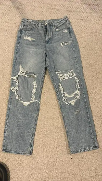 AE wide leg jeans, View more