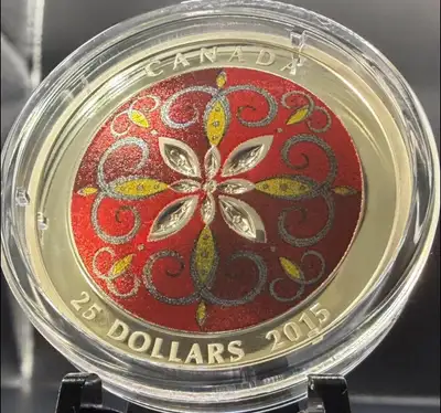 2015 Christmas ornament coin, View more