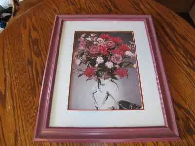 Beautiful Shades of Pinks - Double Matted and Ready to Hang, View more