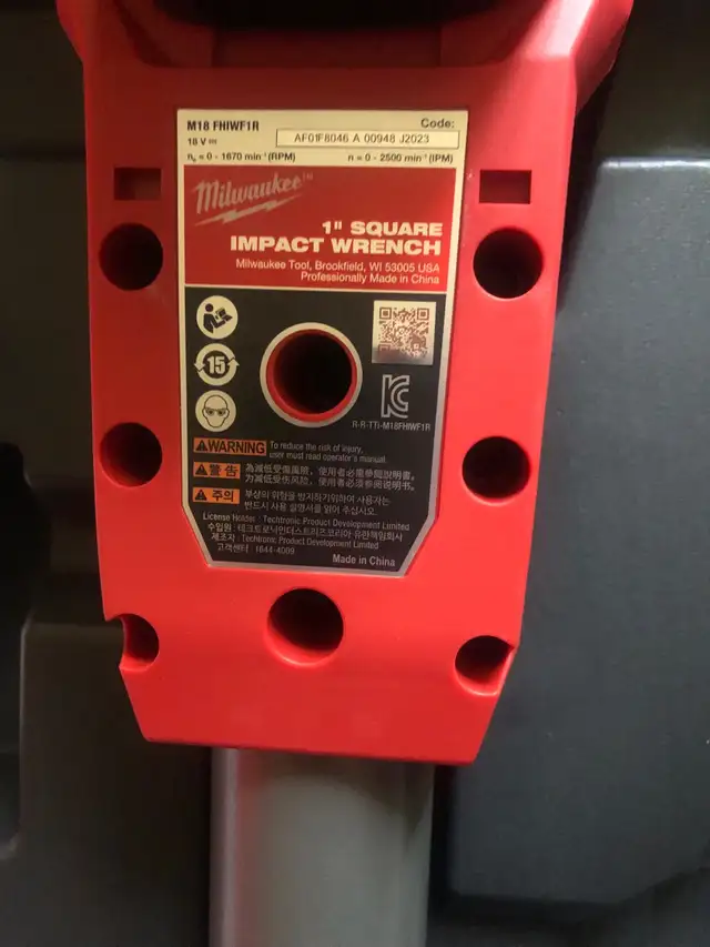 Milwaukee M18 1” Stand up Impact wrench ⛑️⛑️(BARE TOOL)⛑️⛑️ in Power Tools in Markham / York Region - Image 4