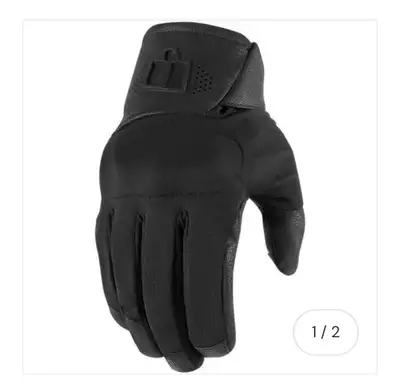 2 Brand New ICON GLOVE TARMAC2 Motorcycle Gloves $80 Pair, View more