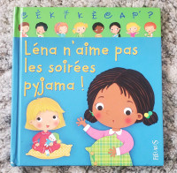 Livre pour enfant aux pages plastifié :Léna n'aime pas les soiré