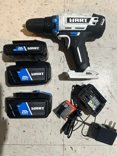 1/2 Drill Driver with set of Battery and Charger, View more