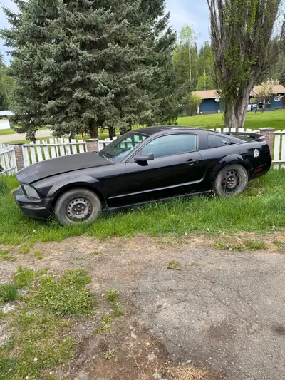This 2006 Mustang has a blown v6 engine and a 5 spd standard transmission. The body is in fair condi...