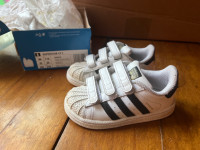 Adidas Originals Kids Superstar Cloudfoam Running Shoes White