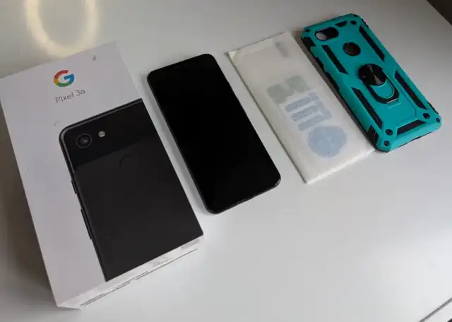 GOOGLE PIXEL 3A, UNLOCKED LTE, 8-CORE, 4GB RAM, ANDROID 12, MINT62864746103683121