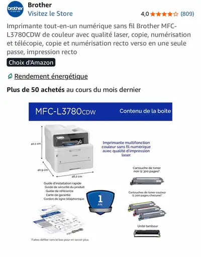 Brother MFC-L3780CDW, View more