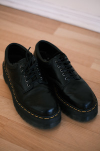 Dr. Martens Size 9 1461 Smooth Leather Platform Shoes