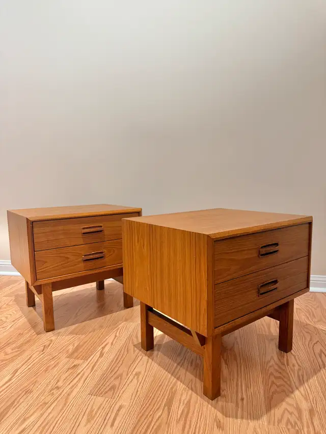 Mid Century Teak Bedside Tables62863286359426123