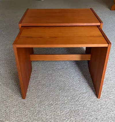 MCM Teak Nesting Tables, View more