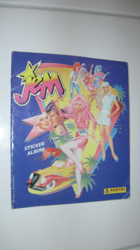 Jem and The Holograms Sticker Album with Poster, no decoder.