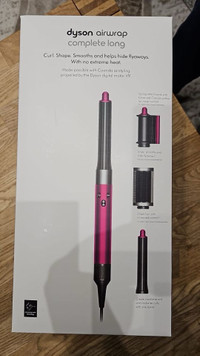 *SEALED* DYSON AIRWRAP COMPLETE LONG PINK